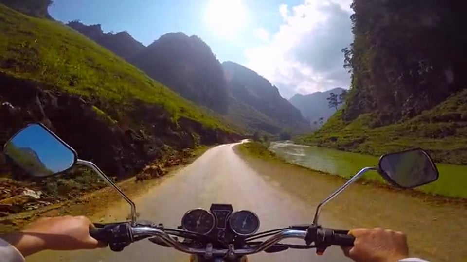 Asia and a Motorbike