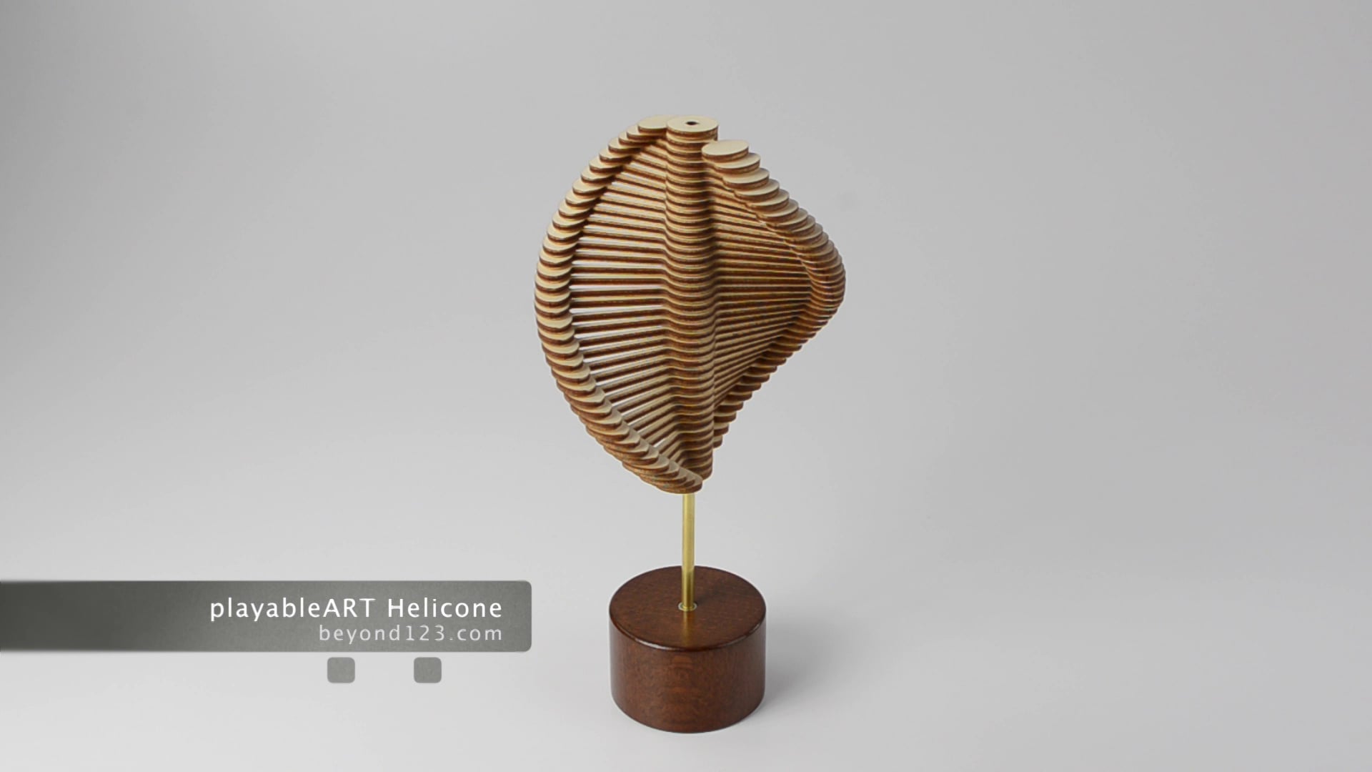 Helicone -- an interactive kinetic sculpture