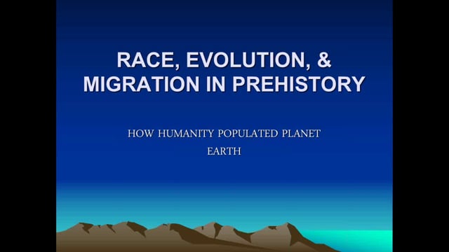 ⁣RACE, EVOLUTION, AND MIGRATION IN  PRE-HISTORY||HOW AFRICANS POPULATED PLANET EARTH