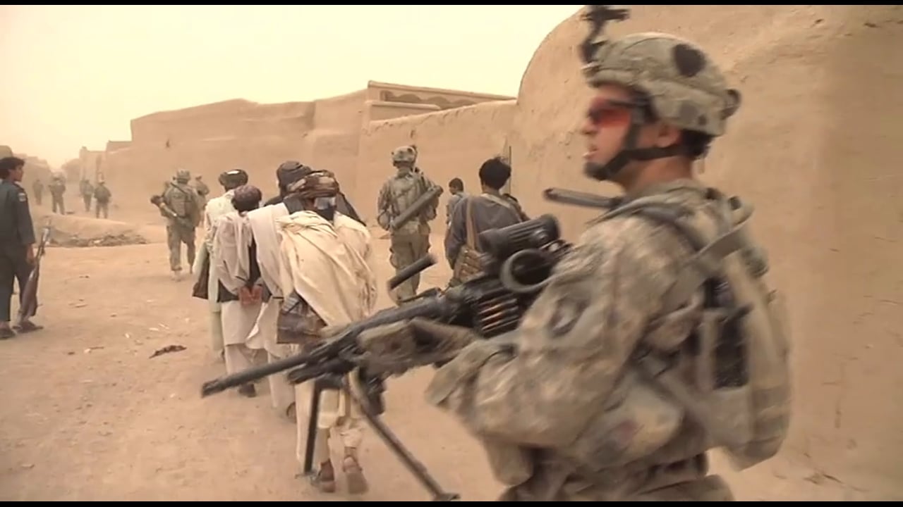 101st Airborne set out on Patrol into Sengeray, Kandahar Province Septebmer 2010
