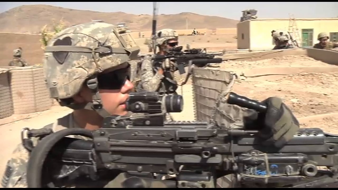 101st Airborne set out on Patrol into Sengeray, Kandahar Province Septebmer 2010
