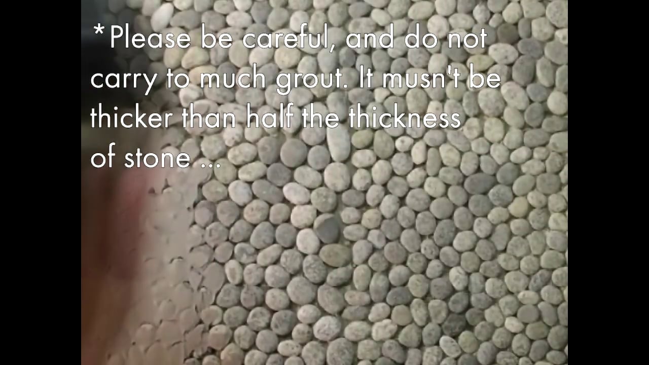 How to Install Pebble Tiles Lux4home - Install a Pebble Tile Accent ...