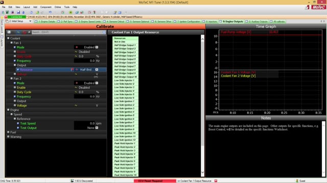MoTeC M1 Software Tutorial: Engine Outputs