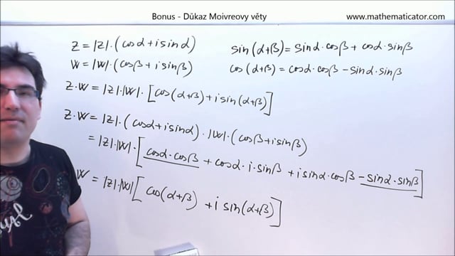 Bonus - Důkaz Moivreovy věty