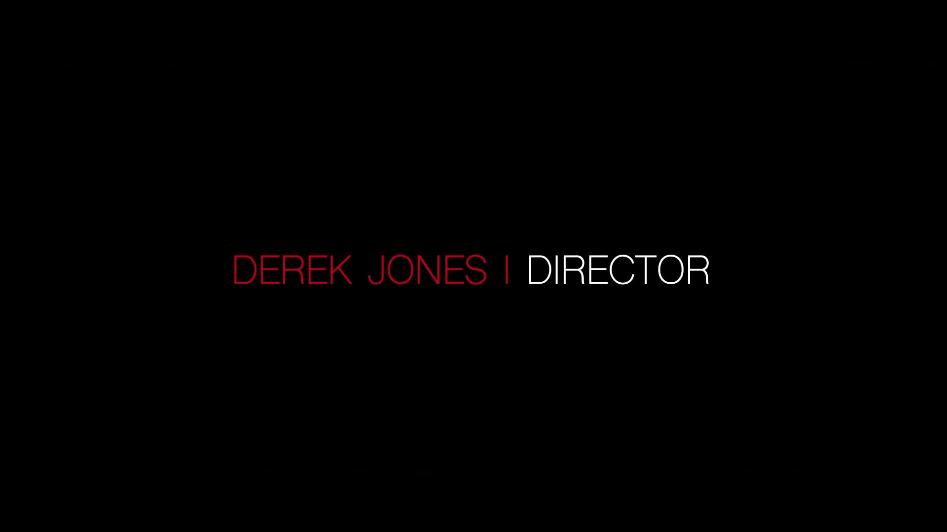 MUSIC VIDEO DIRECTORS REEL