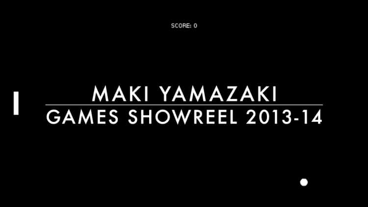 Maki Yamazaki Games Showreel 2014 15