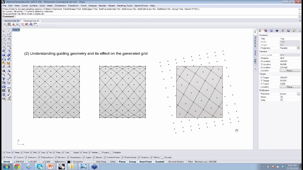 Panelingtools Webinar Course - 08 Advanced Projected Grid on Vimeo
