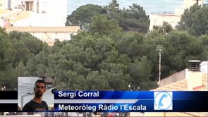 A l'Escala, tramuntana, no pas nevada.