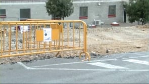 Comencen les obres de l'entorn de la Sala Polivalent