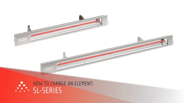 Infratech SL1612BL SlimLine Shadow Outdoor Radiant Heater