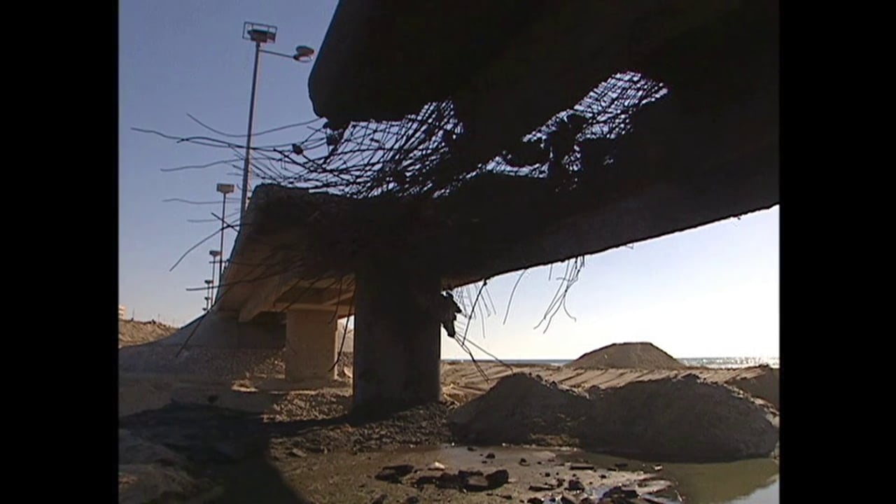 Holy Land 2006 - Gaza - Burned Bridges