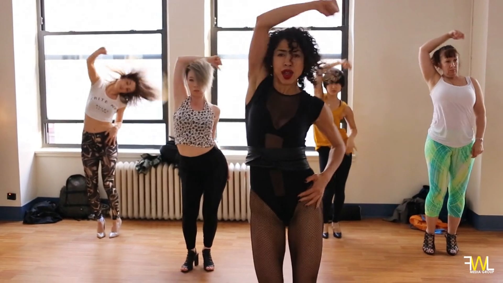 HERoines Heels Class for A Cure 2014 led by Dancer/Choreographer Jessica Castro