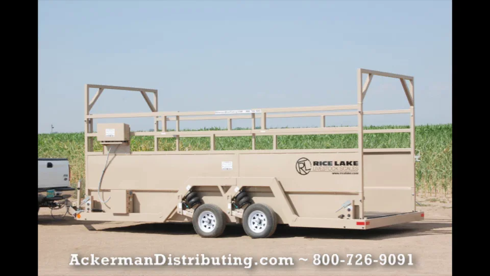 Rice Lake Mobile Group Livestock Scales - Portable on Wheels Legal for  Trade - NTEP Approved