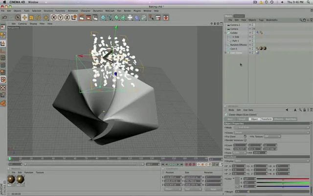 Tutorial C4d Baking MoDynamics