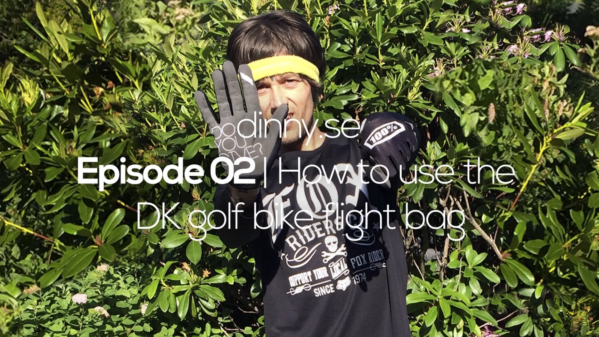 Episode 02 How to fit a bmx cruiser in a DK golf bike flight bag Dinny Zerge Bmx cruiser racing vlog