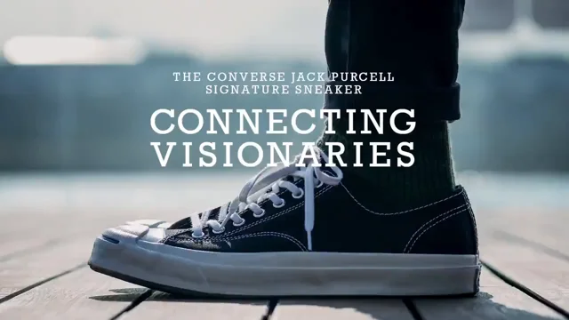 The Converse Jack Purcell Signature Sneaker CONNECTING VISIONARIES