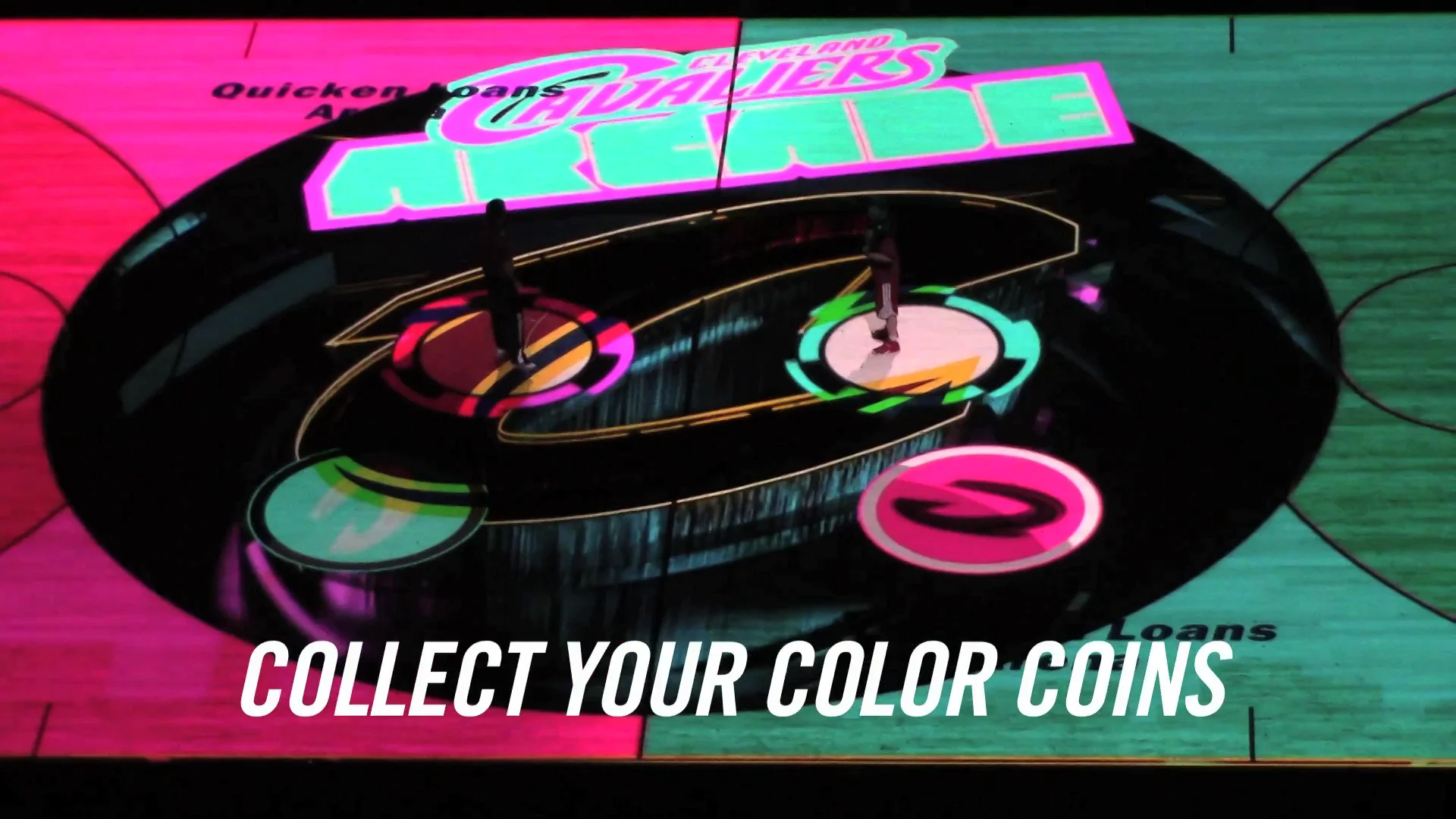 Cleveland Cavaliers Court Projection Arcade Game on Vimeo
