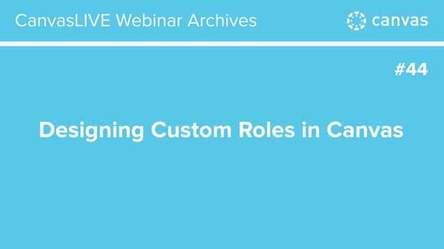 Canvas Permissions for Specific Roles - Share Your... - Instructure  Community