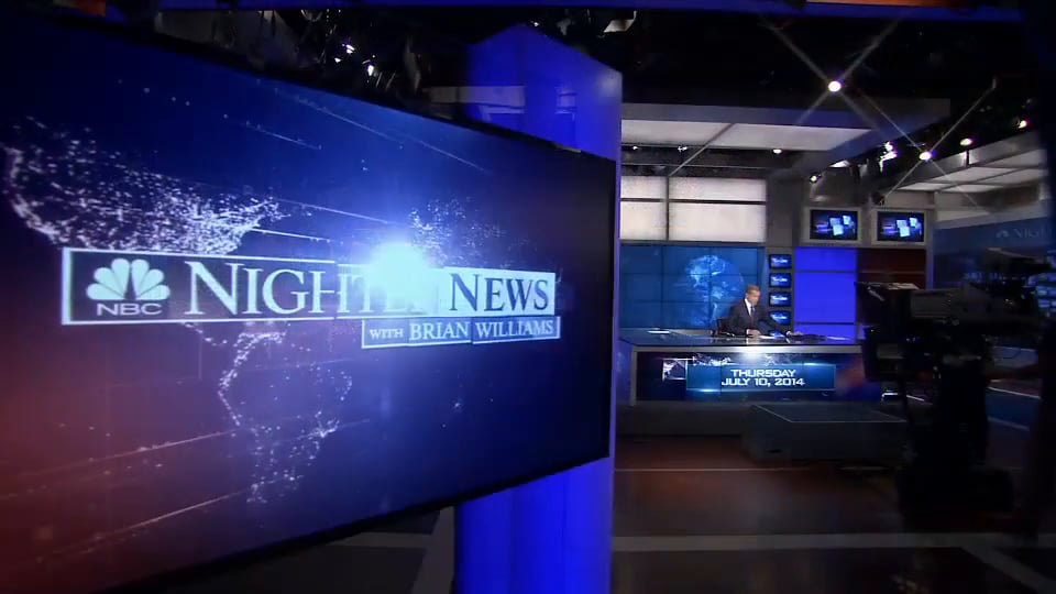 Newscast NBC Nightly News, July 10, 2014 on Vimeo