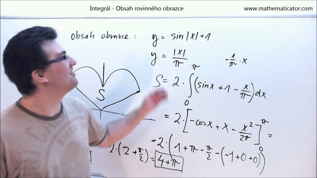 Obsah rovinného obrazce 2 - Srdce