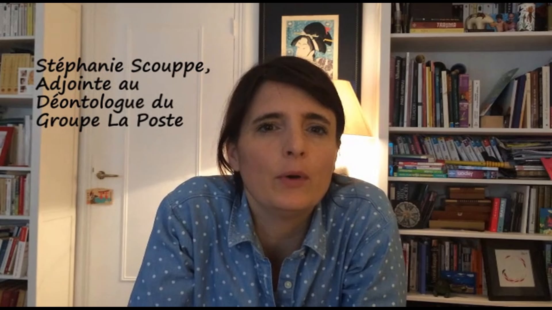 Témoignage S.Scouppe - Groupe La Poste - 2015