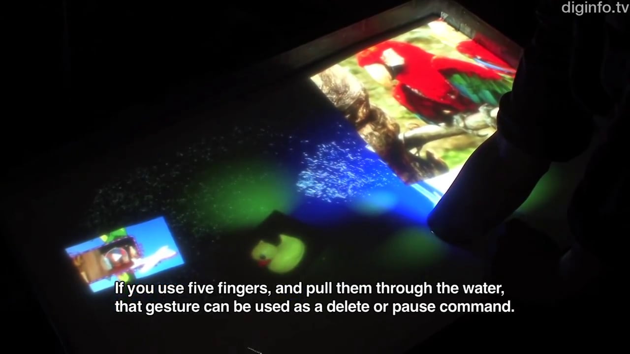 AquaTop display is a touchscreen display for your bath