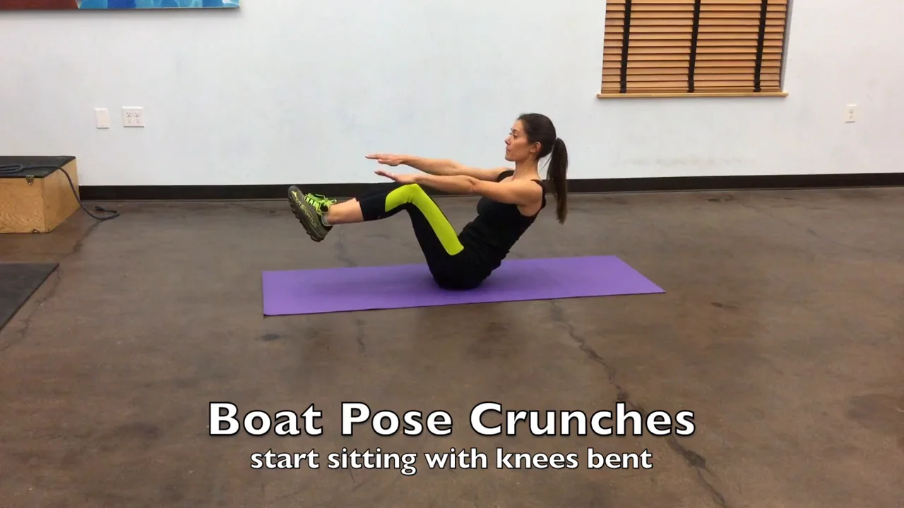 Boat Pose Crunches TrueFormStrength