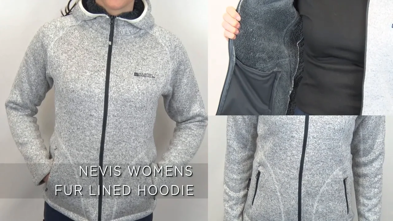 Nevis fur lined outlet hoodie