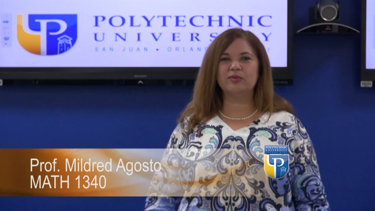 MATH 1340 Mensaje de Bienvenida on Vimeo