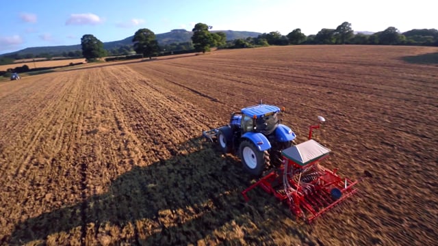 West Sussex Harrowing and Harvesting 2014