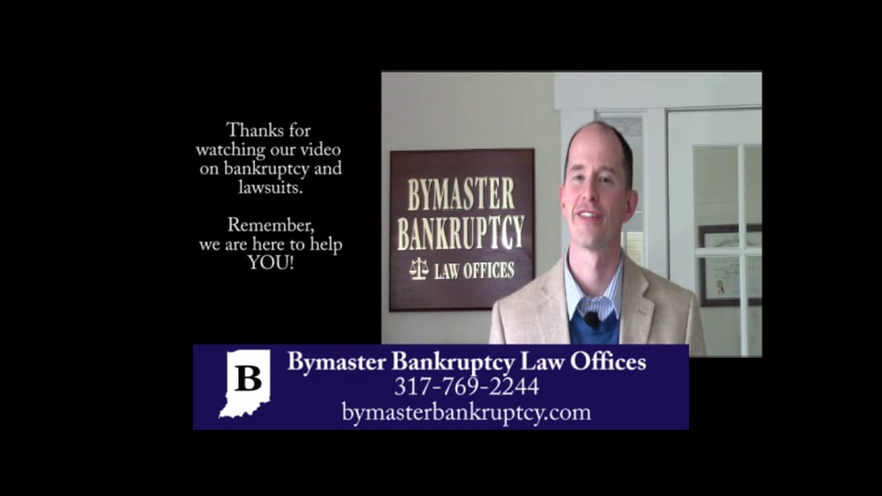 Will bankruptcy stop a lawsuit?