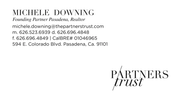 Michele Downing South Pasadena Partners Trust