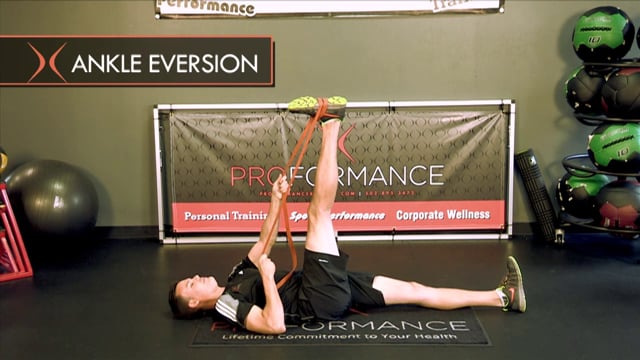 Eversion Tubing Exercise for Ankles