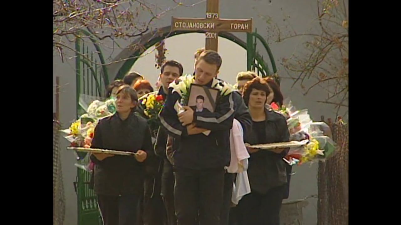 Macedonia March 2001 - A Policeman's Funeral