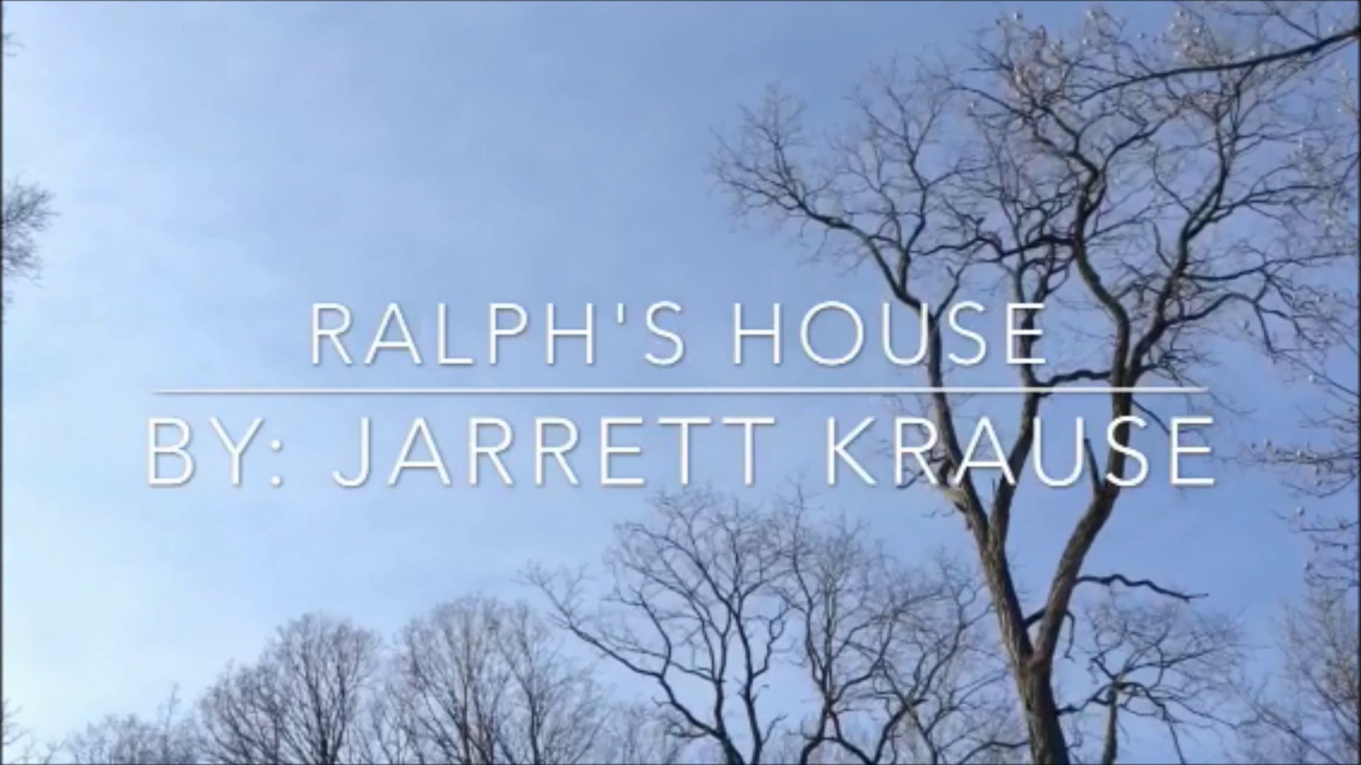 Ralph's House on Vimeo