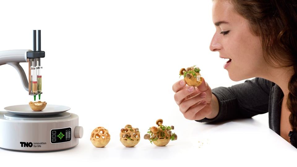 3D-printing with living organisms "could transform the food industry"