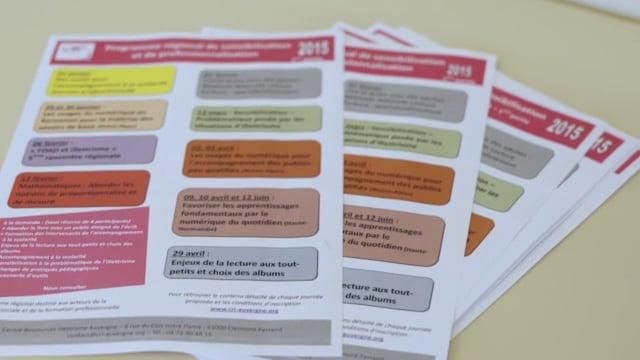 Illettrisme concertation régionale Auvergne 2015 - Formation et professionnalisation