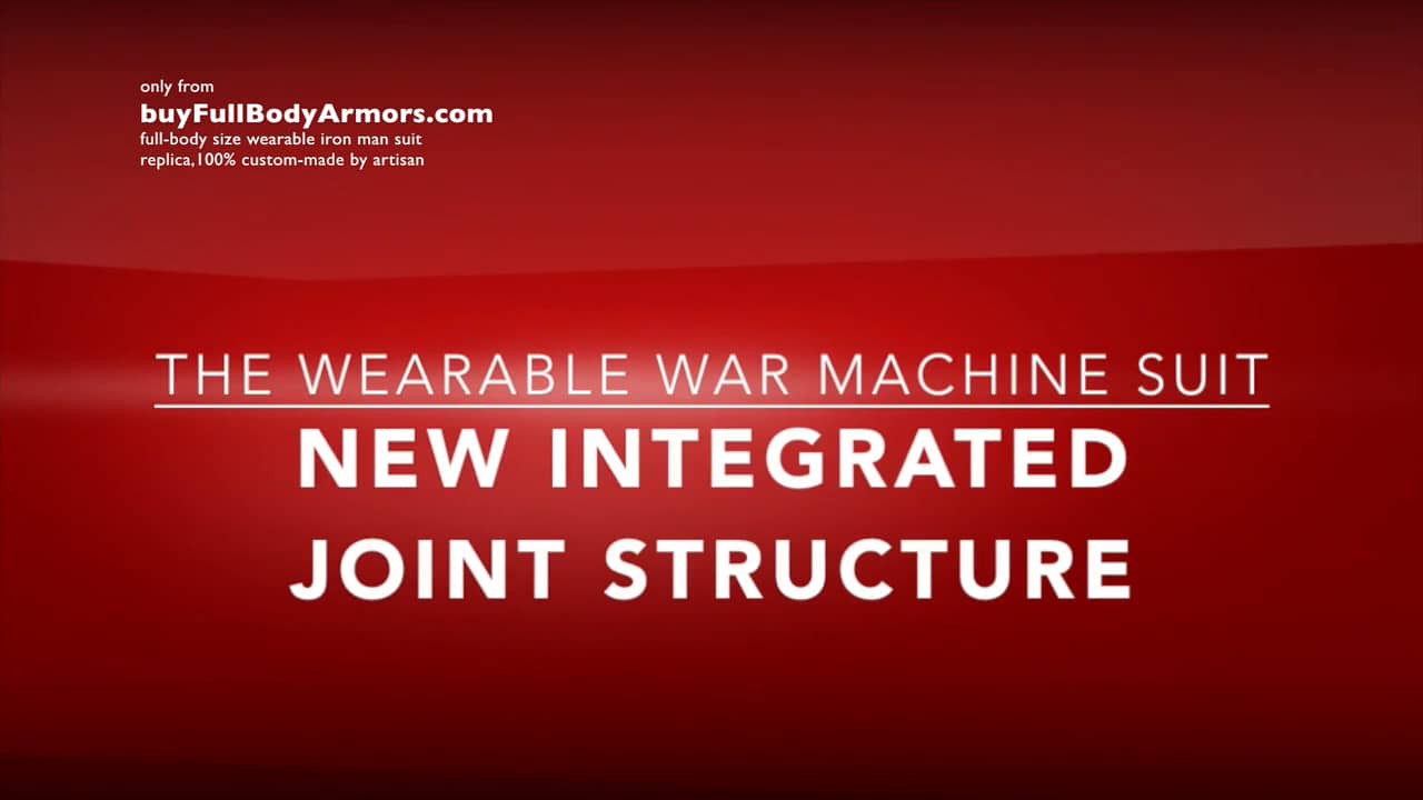 wearable War Machine new integrated joint structure on Vimeo
