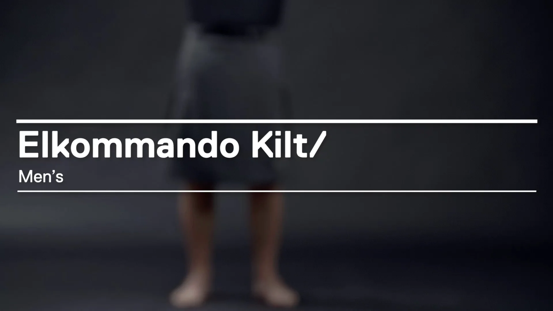 MENS Elkommando Kilt