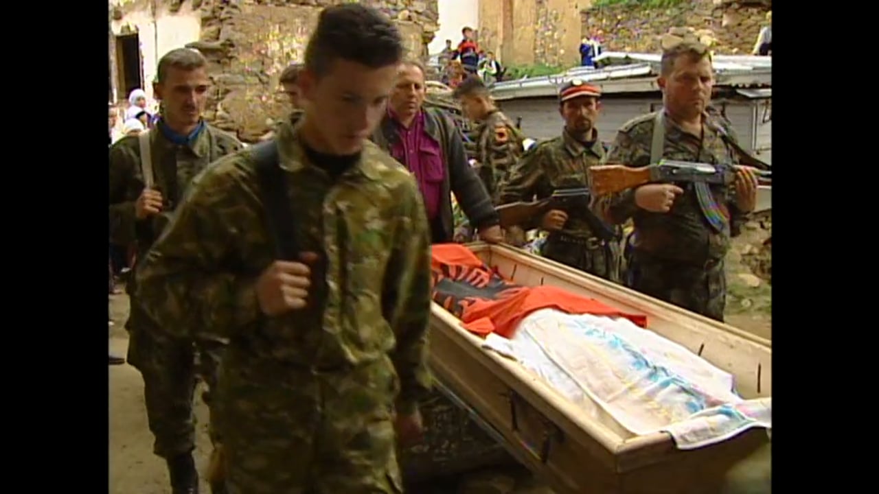 Serbia July 2001 - UCK Funeral