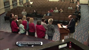 City Council Business Session March 3 2015