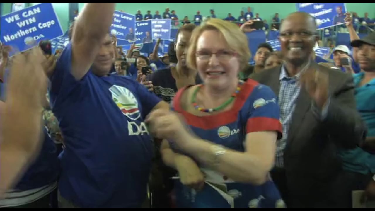 Sa Elections 2014 - Zille Campaigns in the Northern Cape