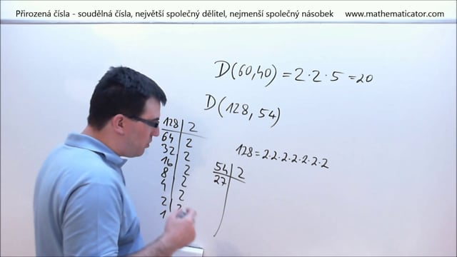 Přirozená čísla - soudělná čísla, největší společný dělitel, nejmenší společný násobek