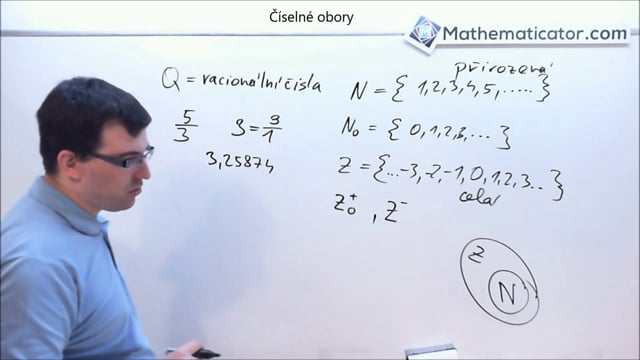 Číselné obory - celkový přehled