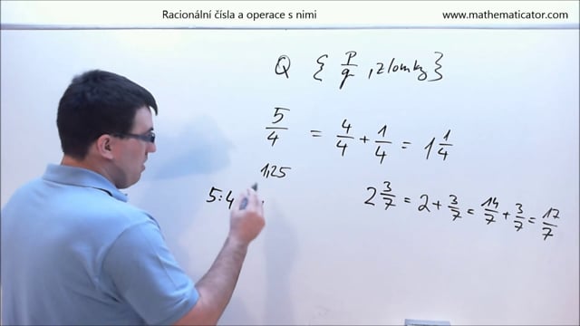 Racionální čísla a operace s nimi