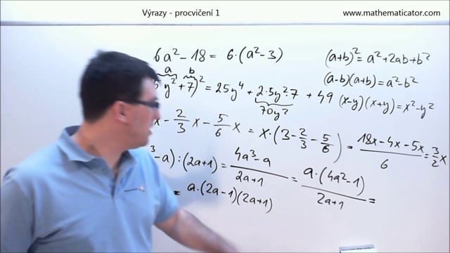 Výrazy - procvičení 1