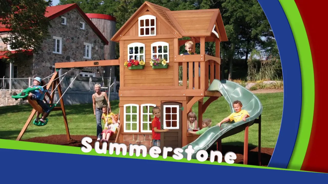 Summerstone cedar hotsell summit playset