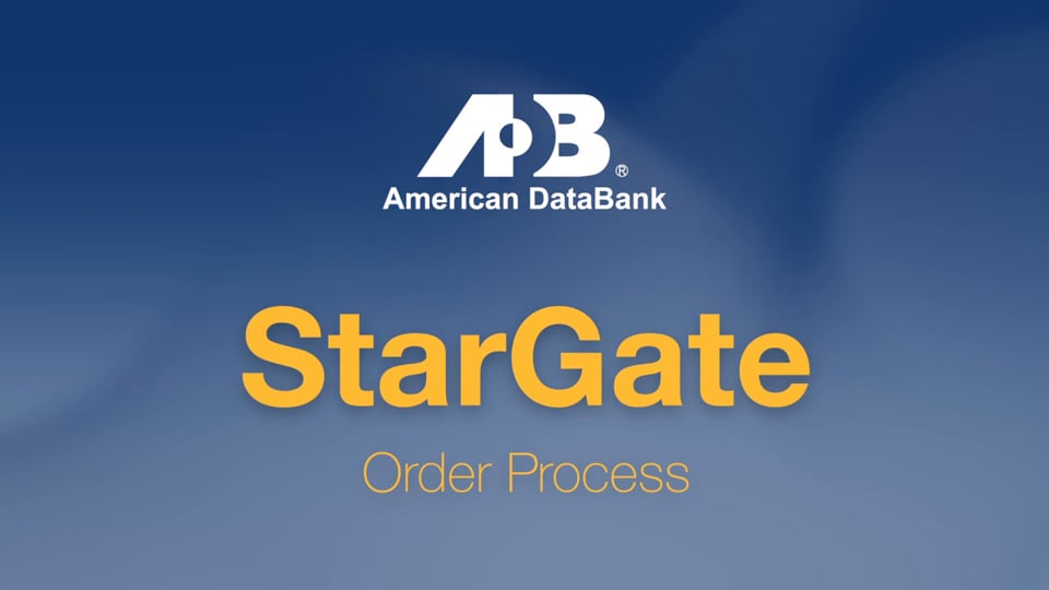 StarGate Order Process