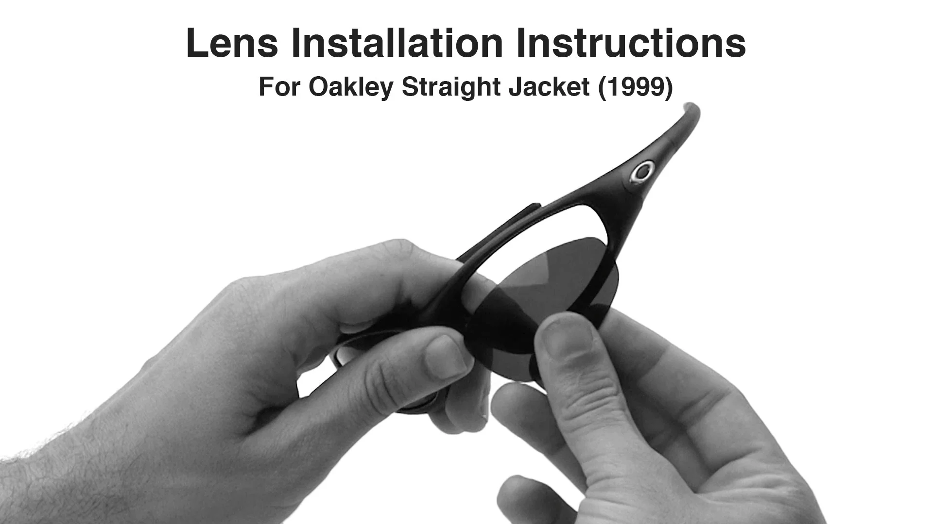 Oakley straight hot sale jacket lenses