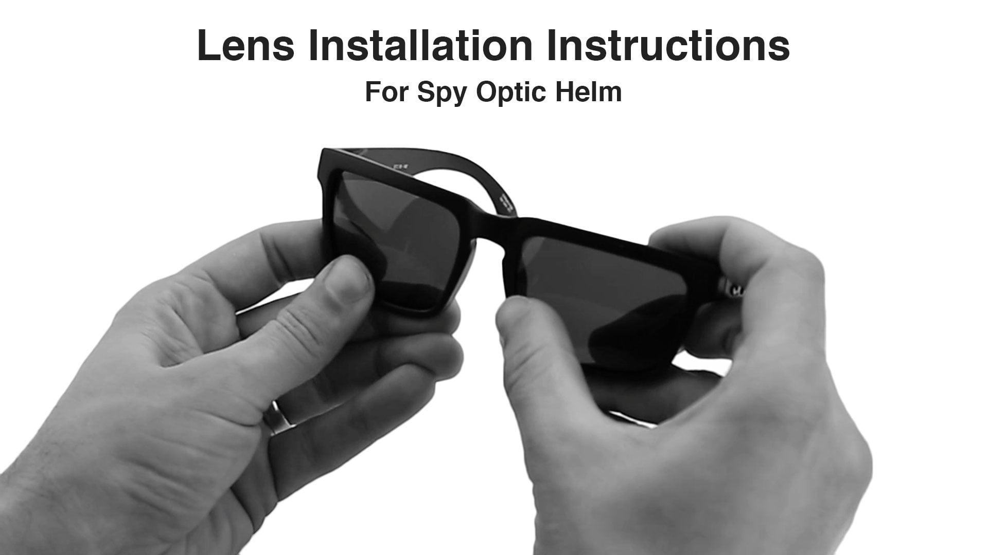 Spy Optic Helm Lens Replacement & Installation Instructions // Revant